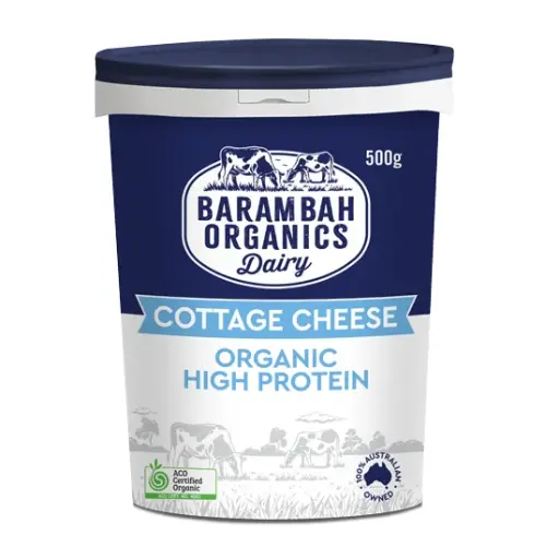[BOCOTCH500X6-B] Barambah Organics- Cottage Cheese 500g x 6