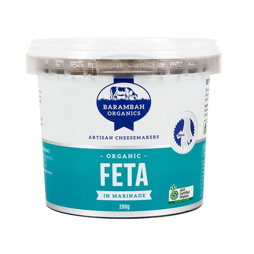 [BOFETMAR200X12-B] Barambah Organics- Feta Marinated 6 x 200g