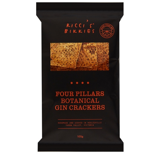 [RBFPGC100-B] Ricci's Bikkies- Four Pillars Gin Cracker