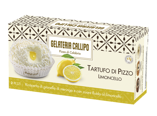 [CALGELTARLIM-B] Callipo Gelateria- Tartufo Limoncello 2x160ml x6*