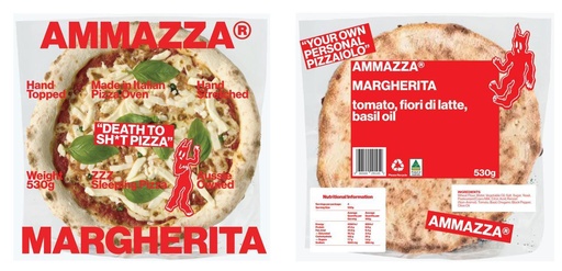 [AMMPIZMAR] Ammazza margherita pizza 10 x 530g [B]* 