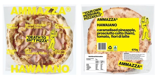 [AMMPIZPIN] Ammazza hawaiano pizza 10 x 670g [B]* 