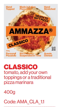 [AMMPIZCLA] Ammazza classico pizza 10 x 515g [B]