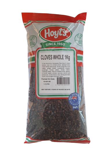 [HTCLOVWH1KG-UC12] Hoyts- Cloves Whole 1kg