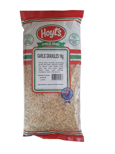 [HTGARGRA1KG-UC12] Hoyts- Garlic Granules 1kg