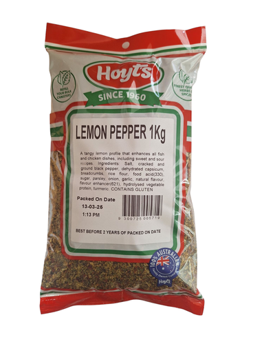 [HTLEMPEP1KG-UC12] Hoyts- Lemon Pepper 1kg