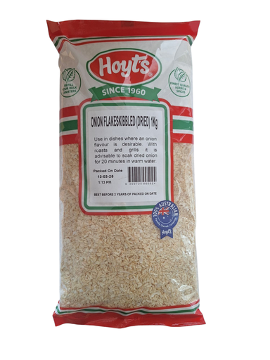 [HTONFL1KG-UC12] Hoyts- Onion Flakes 1kg