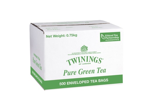 [TWINGRE500-B] Twinings- Pure Green Tea Env x 500