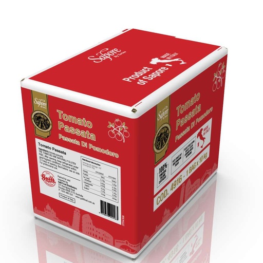 [SAPPAS10KG-U] Sapore - Tomato Passata 10kg