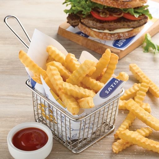 [SAFCHIPCRI15KG-B] Safries Crinkle Cut 13mm Fries 6 x 2.5kg