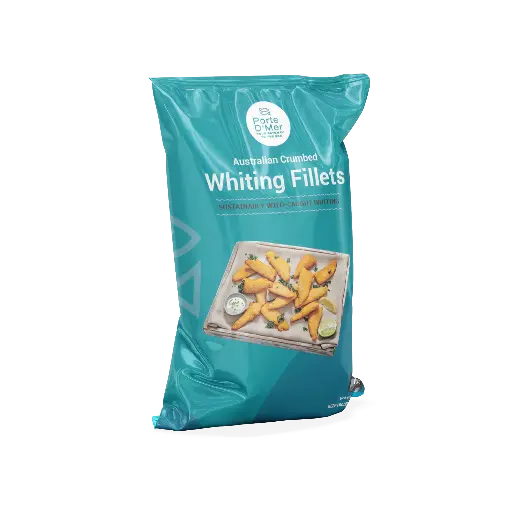 [PDMWHICRU-B] Porte D'Mer Crumbed Australian Whiting Fillets 1kg x 3