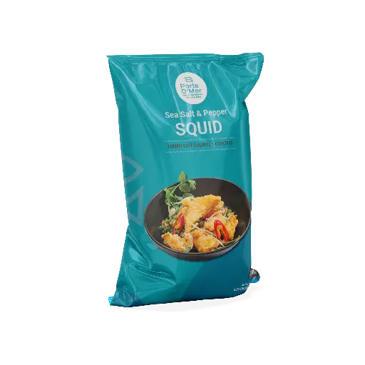 [PDMSPSQU-B] Porte D'Mer Sea Salt & Pepper Squid 1kg x 3