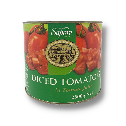 zSample- Sapore- Diced / Chopped Tomatoes 2500g