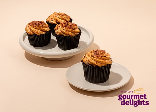 [PRICHOCARCC1787-UC6] Priestley's- Chocolate Caramel Cupcakes x 8