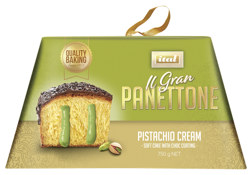[ITAPANPANPI7-B] Ital- Panettone Pistacchio Cream (gift box) 750g x6* (SI-PANPI7)