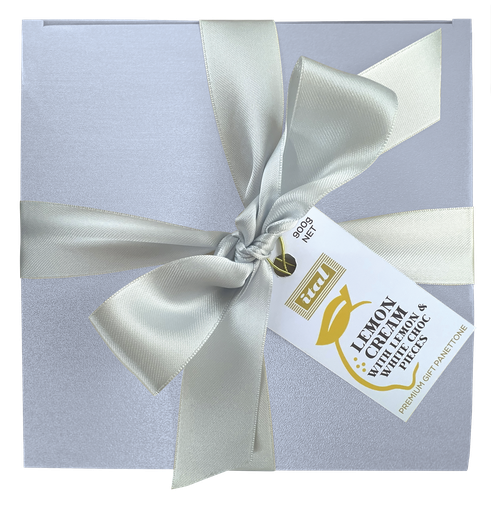 [ITASIPLEM9-B] Ital- Panettone Premium Lemon & White Choc (gift box) 900g x4* (SI-PLEM9)