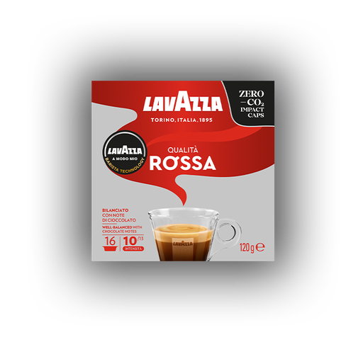[LVZ-88843-B] Lavazza A Modo Mio Qualita Rossa 16 Capsules x 6 Inners