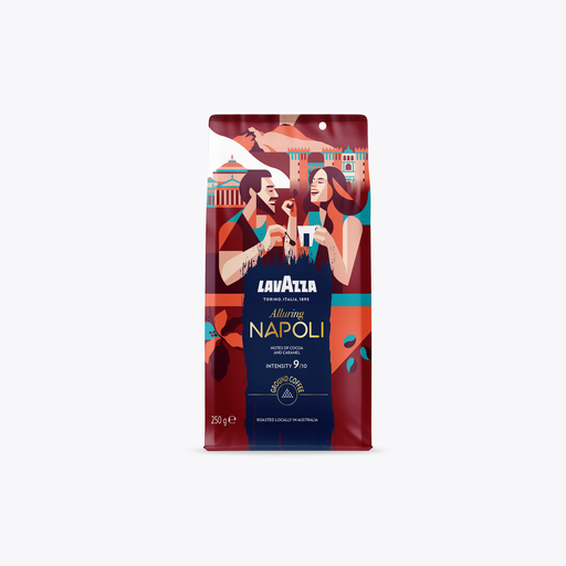 [LVZ-80124-B] Lavazza Tales Of Italy Napoli Ground Coffee 4X250G [B]