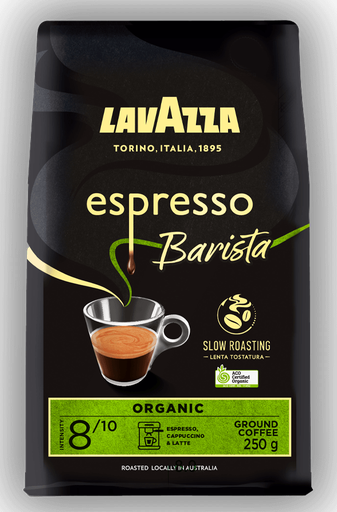 [LVZ-80136-B] Lavazza Barista Organic Ground 4X250G [B]