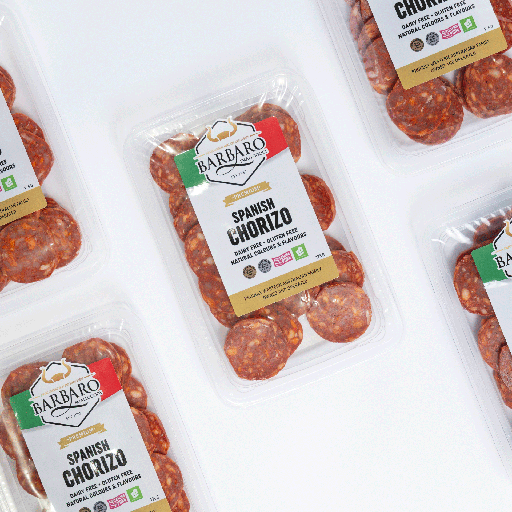 [BARRETSPACHO175-B] Barbaro Retail Spanish Chorizo Sliced 14 x 175G [B]
