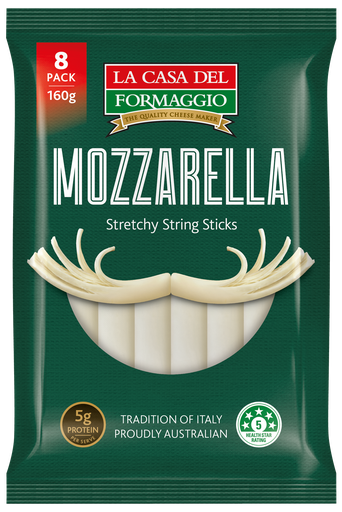 [LACASMOZ160-B] La Casa- Mozzarella Sticks 12 x 160g 