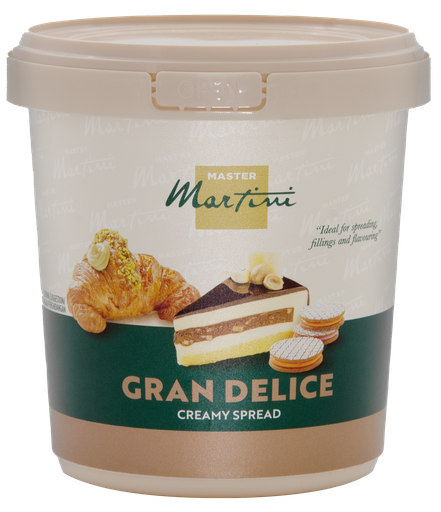 [MMCHOHAZGD6KG-B] Gran Delice Nocciola 6x1kg (Choc Hazelnut Cream)