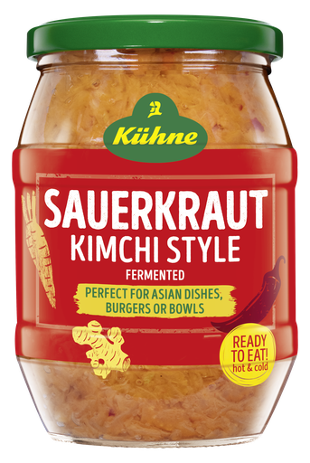 [KUHSAUKIM425-B] Kuhne- Sauerkraut Kimchi 425ml x 6 (50566) 
