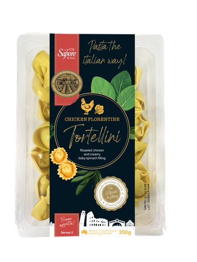 [SAPTORCHIFLO] Sapore- Fresh Tortellini Chicken Florentine 6 x 350gm  