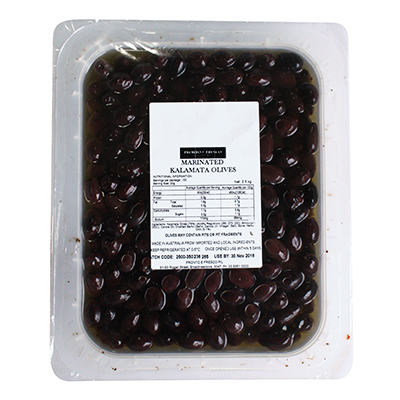 [PROFREKALOLIPIT1.25-UC4] Pronto e Fresco- Olives Kalamata Pitted Marinated 1.25kg 