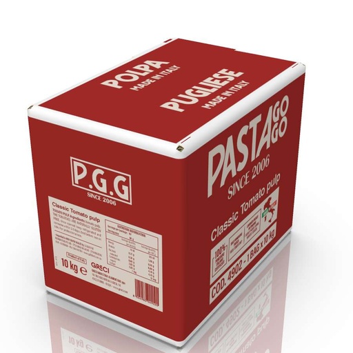 [PASGGPOLP-B] Pasta Go Go Polpa Fine Tomato 10kg (4902)
