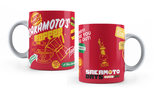 [BIAMUGSAKRED-B] Bialetti- Mugs Sakamoto Days Red x 6* (SAKAD01/FB )  