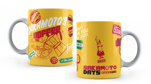 [BIAMUGSAKYEL-B] Bialetti- Mugs Sakamoto Days Yellow x 6* (SAKAD02/FB)   