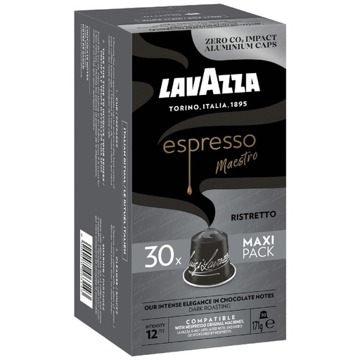 [LVZ-7148-B] Lavazza- Ncc Ristretto 30 Capsule (8 Pk)  