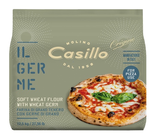 [CASFARPIZID-U] Casillo - Ideale Type '0' Soft Wheat Flour (Wheat Germ) PIZZA 12.5 kg 