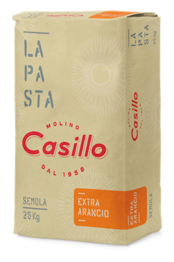 [CASSEMARA-U] Casillo- EXTRA ARANCIO Durum Wheat Semolina          12.5 kg 