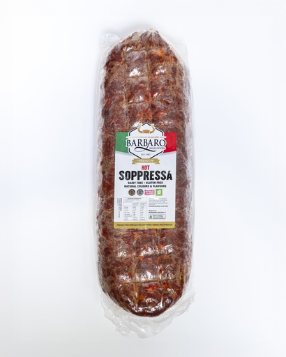 [BARSOPFLAHOT-KC2] Barbaro- Soppressa Flat Hot r/w 2.5kg   