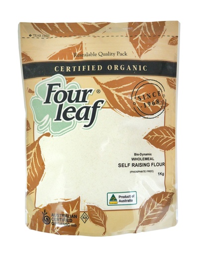[FOULEA10-B] Four Leaf Wholemeal Self Raising Flour 1kg x 6