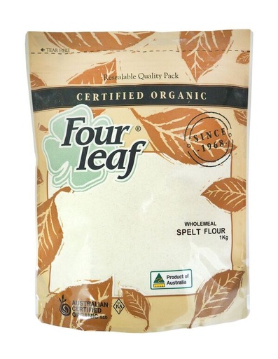 [FOULEA12-B] Four Leaf Wholemeal Spelt Flour  1kg x 6