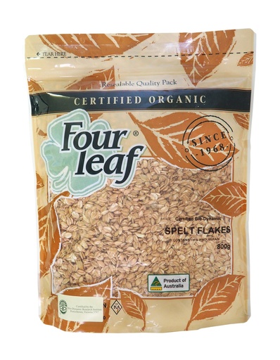 [FOULEA13-B] Four Leaf Spelt Flakes  800g x 6
