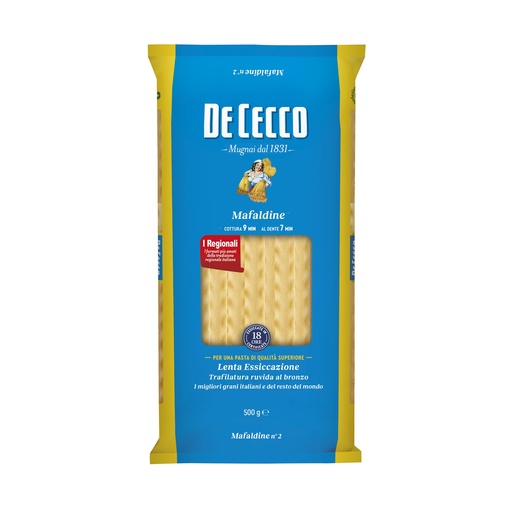 [DECPAS0002-B] De Cecco MAFALDINE 24 x 500g (QSX0002)