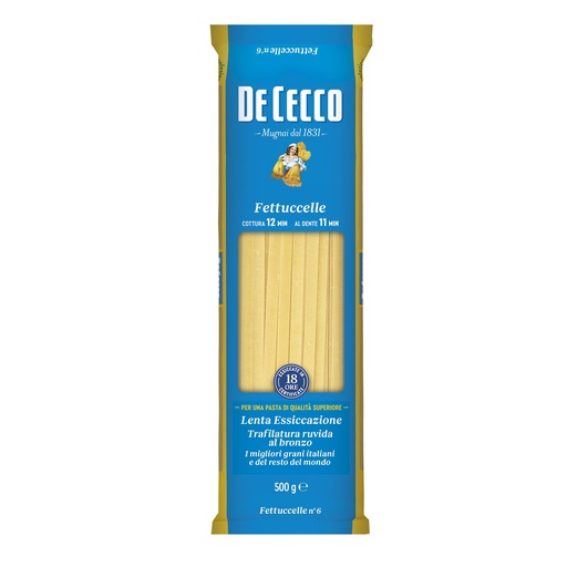 [DECPAS0006-B] De Cecco FETTUCCELLE 24 x 500g (QSX0006)