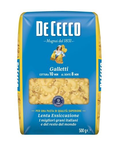 [DECPAS0044-B] De Cecco GALLETTI 24 x 500g (QSX0044)
