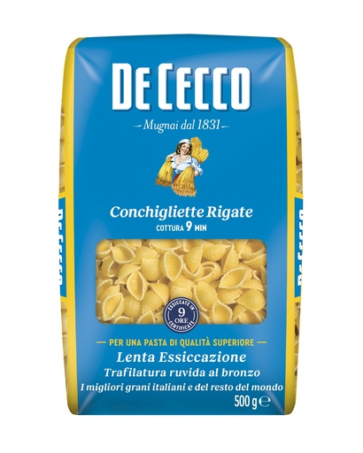 [DECPAS0051-B] De Cecco CONCHIGLIETTE RIGATE 24 x 500g (QSX0051)