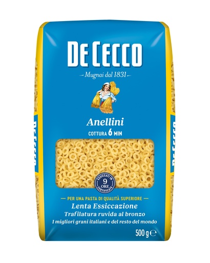 [DECPAS0071-B] De Cecco ANELLINI 24 x 500g (QSX0071)