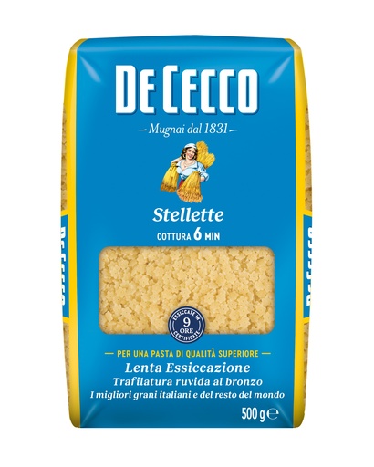 [DECPAS0075-B] De Cecco STELLETTE 24 x 500g (QSX0075)