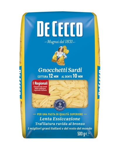 [DECPAS0083-B] De Cecco GNOCCHETTI SARDI 24 x 500g (QSX0083)