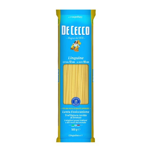 [DECPAS007-B] De Cecco LINGUINE 24 x 500g (QSXE007)