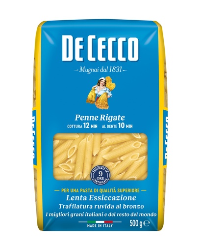 [DECPAS041-B] De Cecco PENNE RIGATE 24 x 500g (QSXE041)