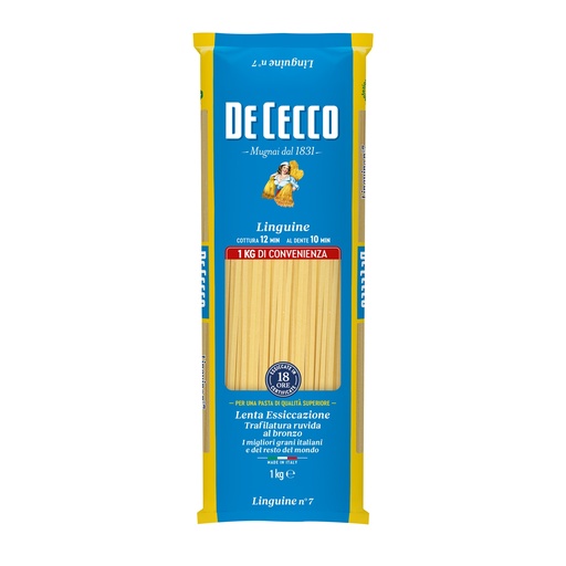 [DECPASF007-B] De Cecco LINGUINE 12 x 1Kg (QSXF007)