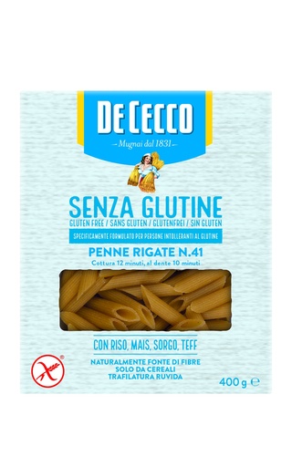 [DECPASGF1041-B] De Cecco PENNE RIGATE SENZA GLUTINE 12 x 400g (0GF0041)